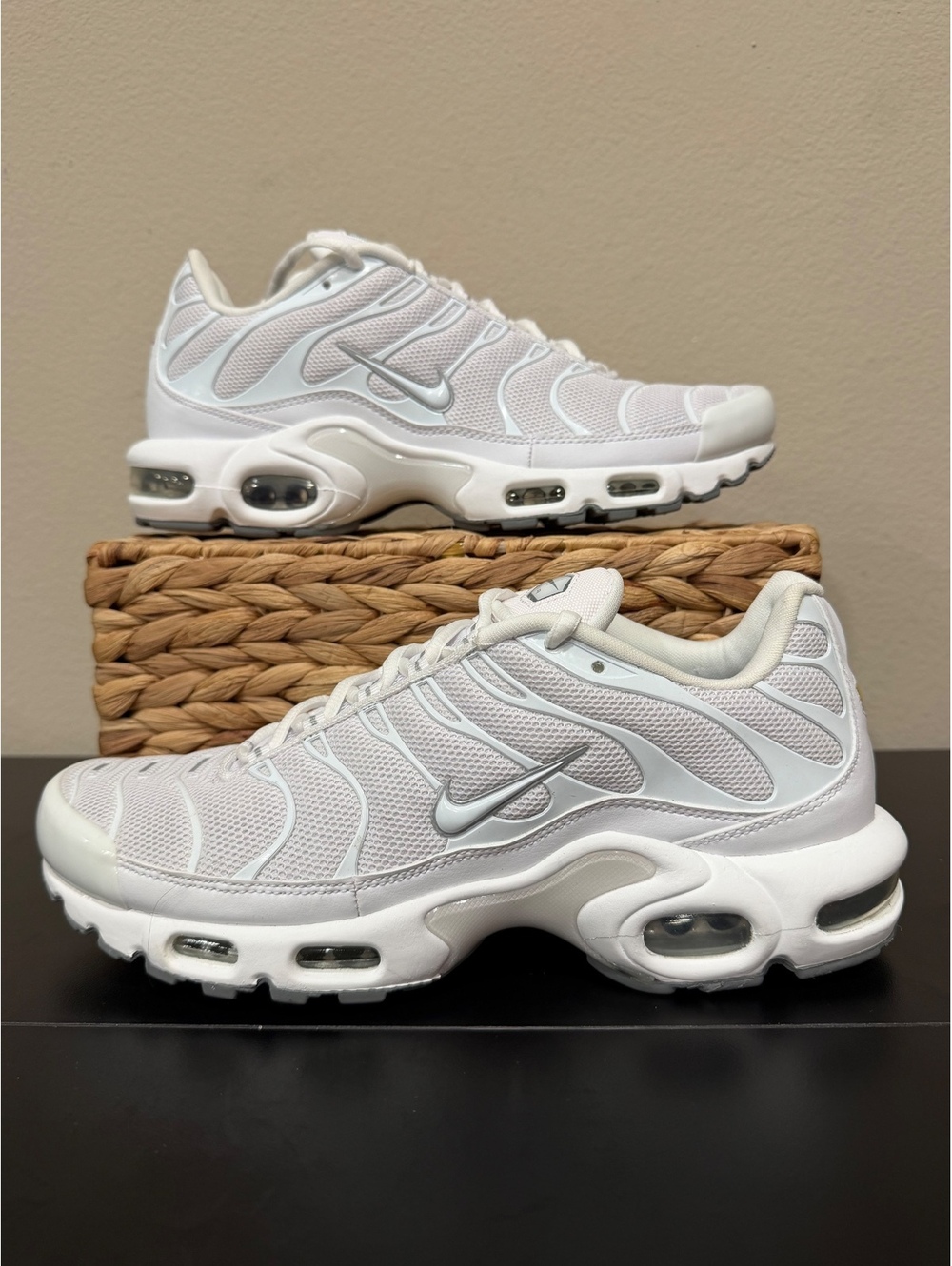 Size 8.5 - Nike Air Max Plus “White”